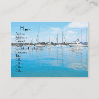 Tarjeta de visita de los barcos