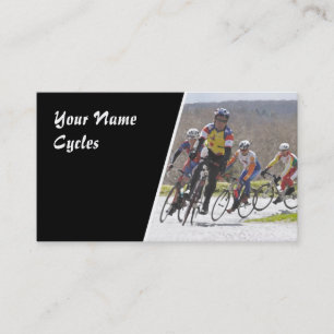 Tarjeta de visita de los ciclos de Carreras