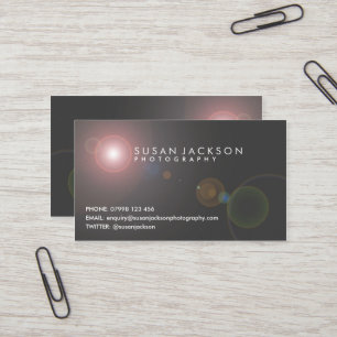 Tarjeta de visita de los fotógrafos de la