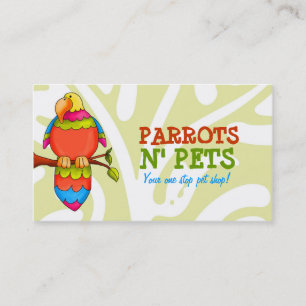 Tarjeta de visita de los mascotas de N de los