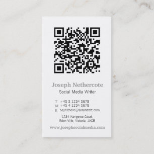 Tarjeta de visita de los medios de la imagen de