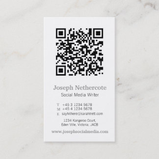 Tarjeta de visita de los medios de la imagen de