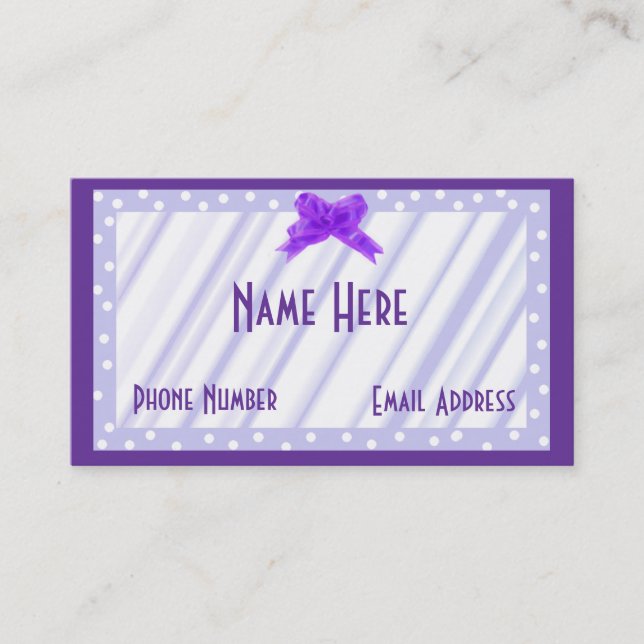 Tarjeta de visita de los niños (Anverso)