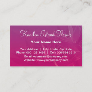 Tarjeta De Visita ~ de los pájaros paradise.purple a.C.