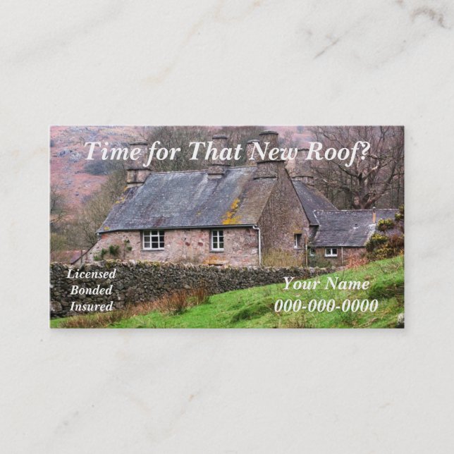 Tarjeta de visita de los Roofers (Anverso)