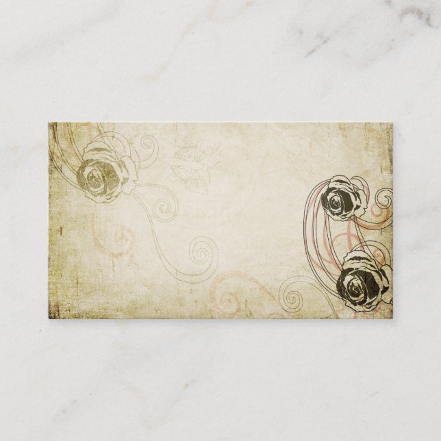 Tarjeta de visita de los rosas (Anverso)