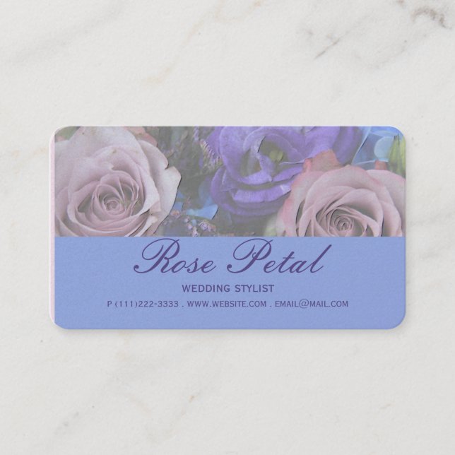 Tarjeta de visita de los rosas por Therosegarden (Anverso)