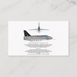 Tarjeta de visita de Lughter Fighter Jet