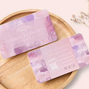 Tarjeta de visita de lujo Marble Beauty Salon Moda