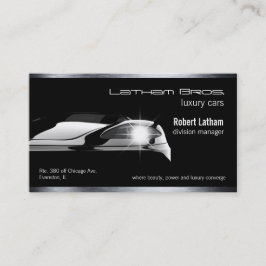 tarjeta de visita de lujo negro elegante