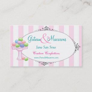 Tarjeta de visita de Macarons