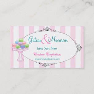 Tarjeta de visita de Macarons