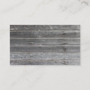 Tarjeta de visita de madera (resistida) vieja de
