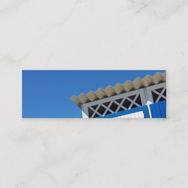 Tarjeta de visita de marcador de verano (Anverso)