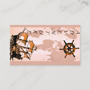 Tarjeta de visita de marcadores de aventura