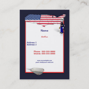Tarjeta de visita de Marine