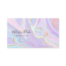 tarjeta de visita de mármol fluido