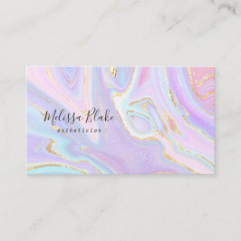 tarjeta de visita de mármol fluido