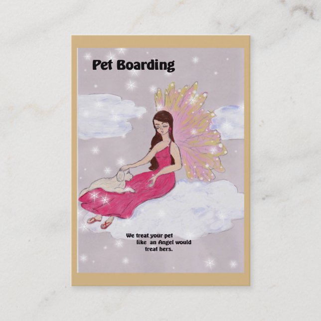 Tarjeta de visita de mascota (Anverso)