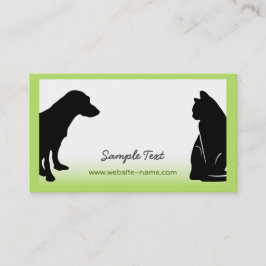 Tarjeta de visita de mascota