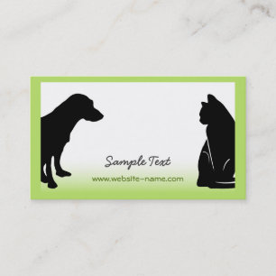 Tarjeta de visita de mascota