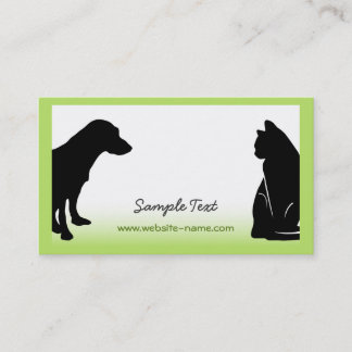 Tarjeta de visita de mascota