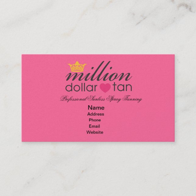 Tarjeta de visita de MDT (Anverso)