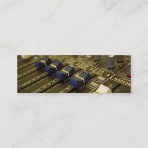 Tarjeta de visita de Mixer Desk