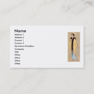 Tarjeta de visita de moda