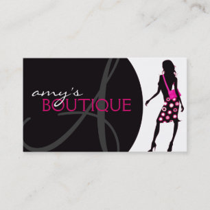 Tarjeta de visita de moda