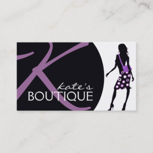 Tarjeta de visita de moda