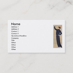 Tarjeta de visita de moda