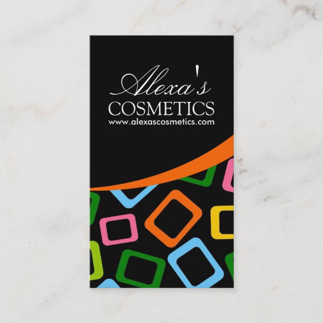 Tarjeta de visita de moda (Anverso)