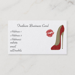 Tarjeta de visita de moda