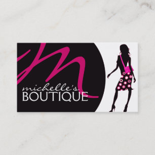 Tarjeta de visita de moda