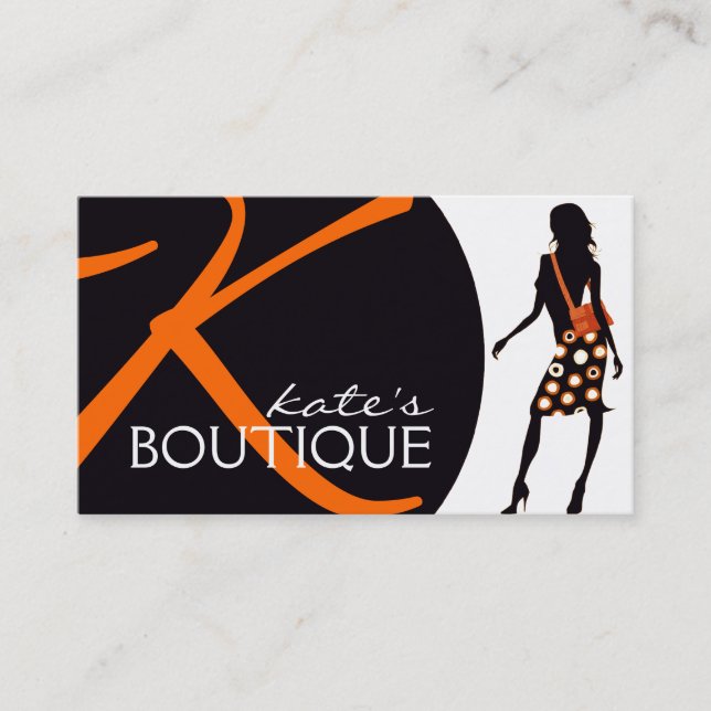 Tarjeta de visita de moda (Anverso)