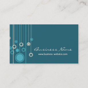 Tarjeta de visita de moda del diseño floral