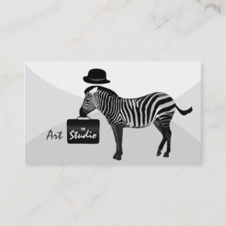 Tarjeta de visita de moda del estudio del arte