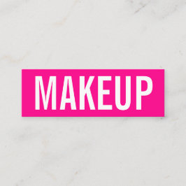 Tarjeta de visita de moda minimalista del artista