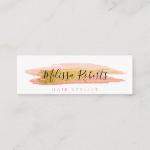 tarjeta de visita de moda para estilistas de pelo