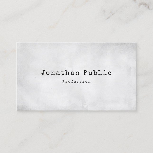 Tarjeta De Visita De moda retro llano lindo del diseño creativo del (Anverso)