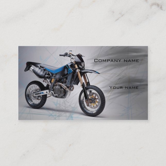 Tarjeta de visita de Moto (Anverso)