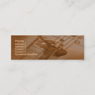 Tarjeta de visita de Mozart