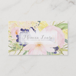 Tarjeta De Visita De muy buen gusto elegante del melocotón