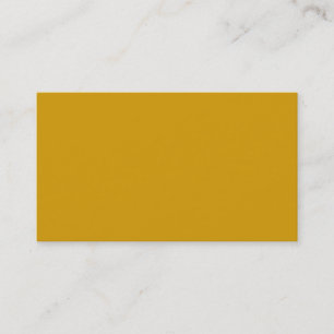 Tarjeta de visita de Naranja amarillo dorado