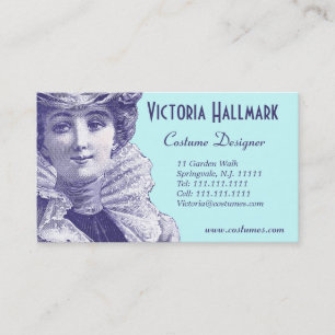 Tarjeta de visita de Nouveau del arte elegante de