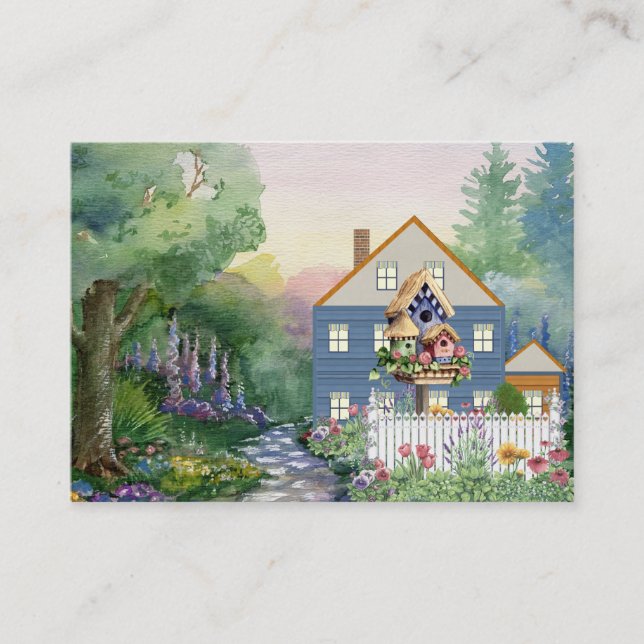 Tarjeta De Visita De nuestra casa a la tuya por el SRF (Anverso)