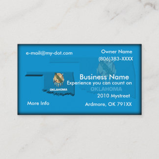 Tarjeta de visita de Oklahoma
