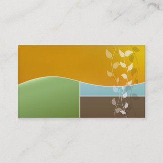 Tarjeta de visita de oro del diseño floral