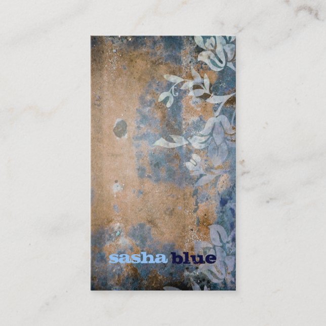 Tarjeta De Visita de oro rústico 311-Lusciously (Anverso)